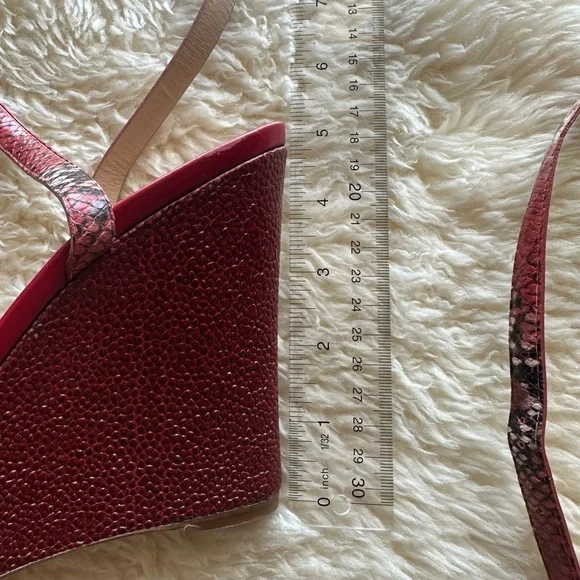 Longchamp - brand new - Lace-up wedge sandals - Picture 3 of 5